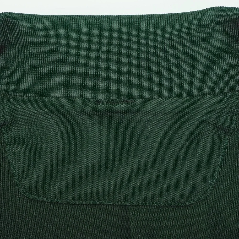 Lululemon Evolution Polo Shirt Mens Medium Dark Green Stretch Golf Casual Tech